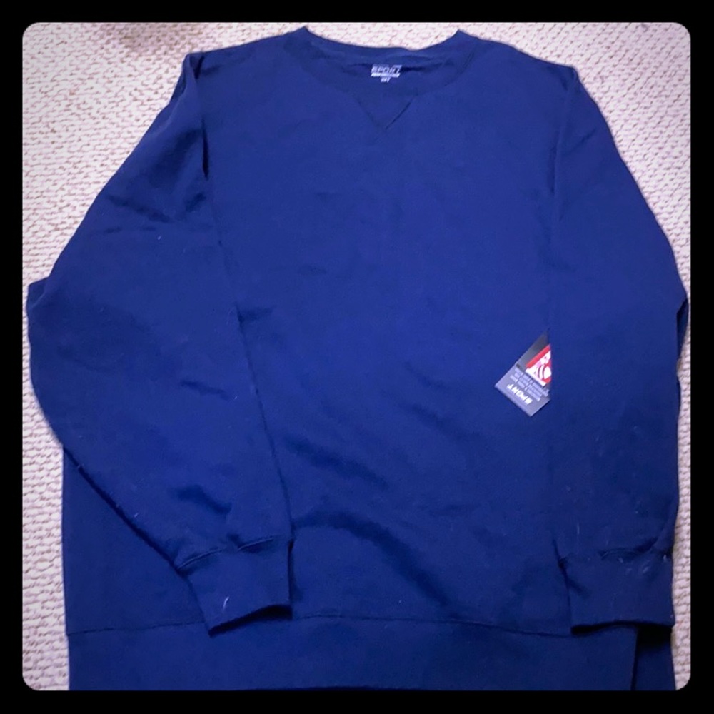 BNWT Men 3XT rountree & York navy blue sweatshirt